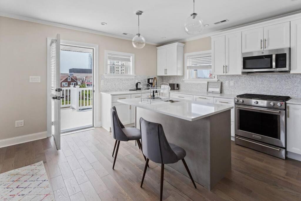 Renovated Beach Block 7Br North Beach Atlantic City - Steps To Beach & Casino Exterior photo